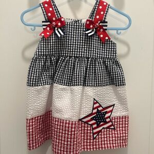 Red, White & Blue dress by Counting Daisies